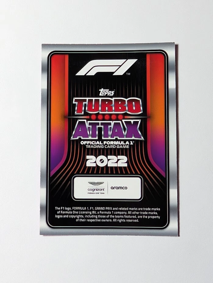 2022 Topps Turbo Attax F1 Record Breakers Sebastian Vettel PINK Card #288 SP - Image 2 of 2