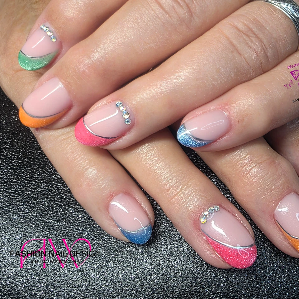 Reflektion Neon Cat Eye Farbgel UV LED – Magneteffekt – leuchtende NEON Farben - Bild 2 von 4