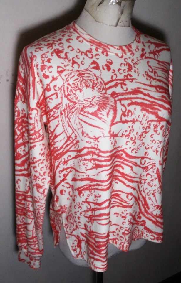 P.J. Top manga larga SALVAGE rosa beige suave elástico talla XS Foto 3 de 4