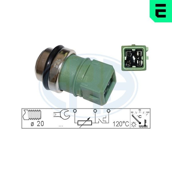 ERA 330153 Sensor, KüHlmitteltemperatur FüR Mitsubishi Opel Renault Volvo-image