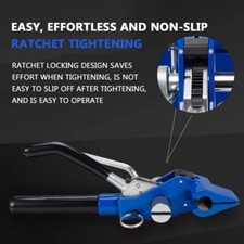 Stainless Steel Tie Pliers Ratchet Strapper Steel Belt Tightener Cable Tie Gun