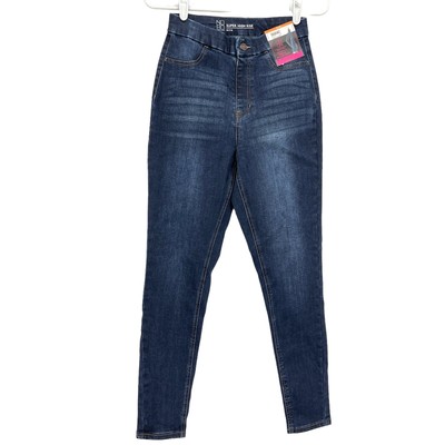 NEW NOBO Women's Super High Rise Jeggings Curvy Stretch Blue Size M (7-9) |  eBay