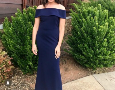 slim fit dress slacks Lace-Up Navy Blue Sequin Mermaid Prom Dress – FancyVestido