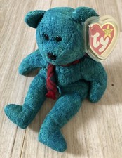 TY BEANIE BABY - Wallace the BEAR - Retired MWT - Soft Toy Beanies 25/01/1999