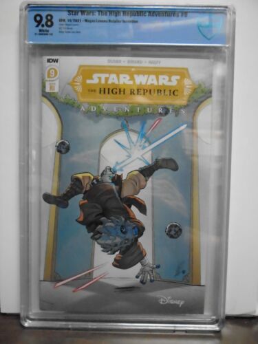 STAR WARS: THE HIGH REPUBLIC ADVENTURES #9 (2021) CBCS 9.8 Levens 1:10 Variant - Photo 1/6