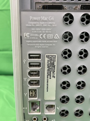 Apple PowerMac G4 1.0 (FW800) PowerPC 7455 M8839LL/A 256Mb RAM NO HDD - Picture 10 of 19