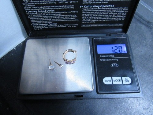 Ohrstecker 10kt Gold - Bild 7 von 11