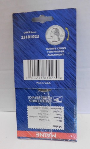 2003 State Quarter Maine Coin & 37 Cent Stamp Sealed Set - Picture 2 of 7