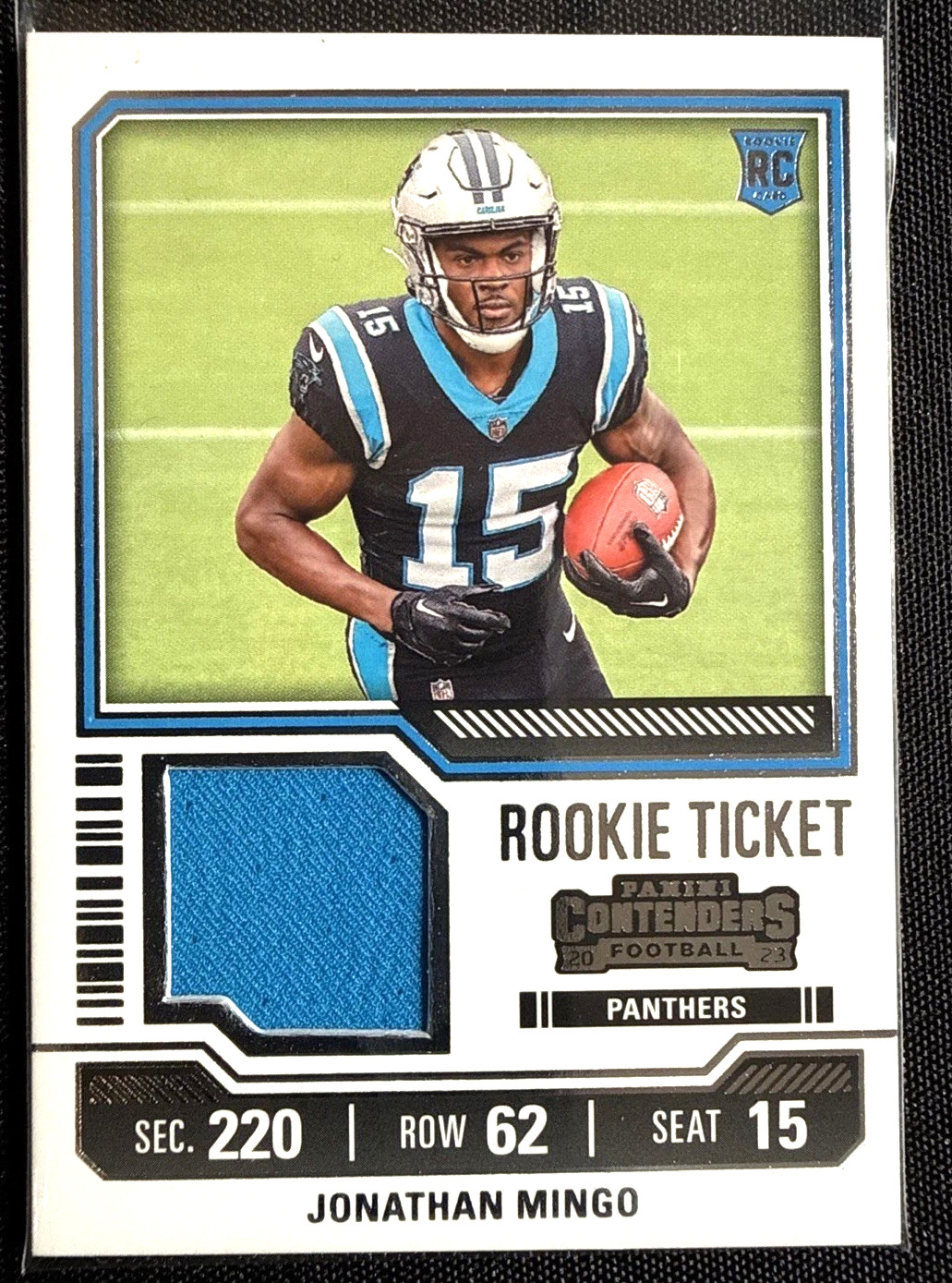 Jonathan Mingo Panini Contenders Rookie Ticket Swatches #TS19 Base