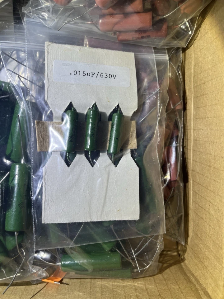 Lote dieléctrico conductor condensadores grado militar ruso K40Y-9 papel aluminio Foto 3 de 4