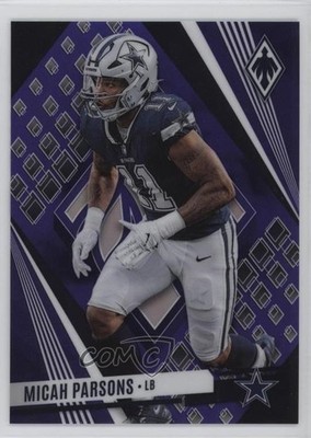 2023 Panini Phoenix Purple /99 Micah Parsons #96 1cx3