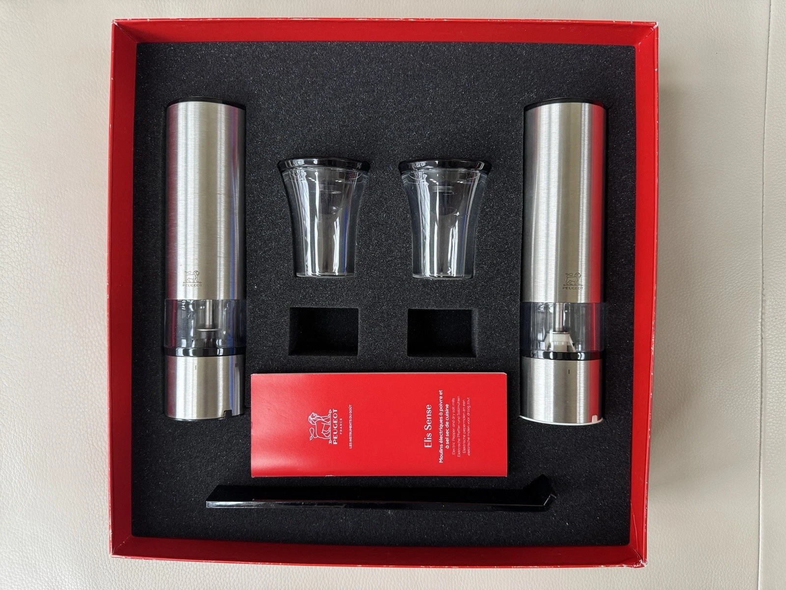 Peugeot Elis Touch Salt Pepper Mill Grinder Set