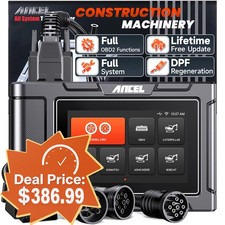 Ancel Hd3600 Heavy Duty Truck Diagnostic Scanner For John Deere Komatsu Volvo