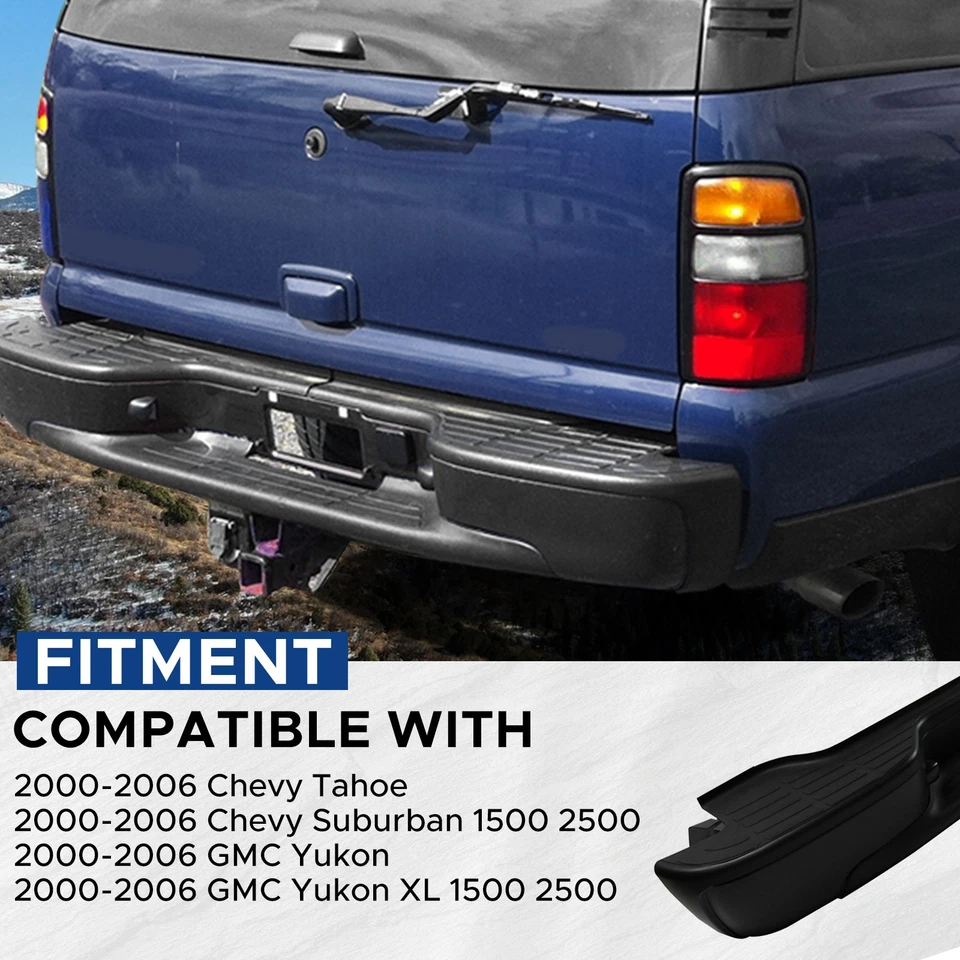 Fits 2000-06 Chevy Suburban 1500 Tahoe GMC Yukon XL Rear Step Bumper GM1101115 Foto 2 de 4