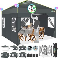 Pavillon 3x3m  Stabil Faltpavillon Partyzelt Garten