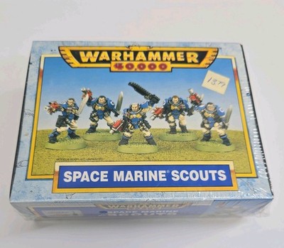 Warhammer 40K Space Marine Scouts Squad OOP Metal Sealed NIB Neophytes