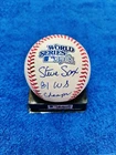 Steve Sax 1981 World Series Dodgers Signed Baseball JSA Authenticated