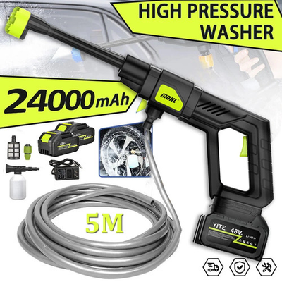 #ad 300W 4000PSI Wireless High Pressure Car Washer Tool Kit Portable Wash Cleaner US $38.98