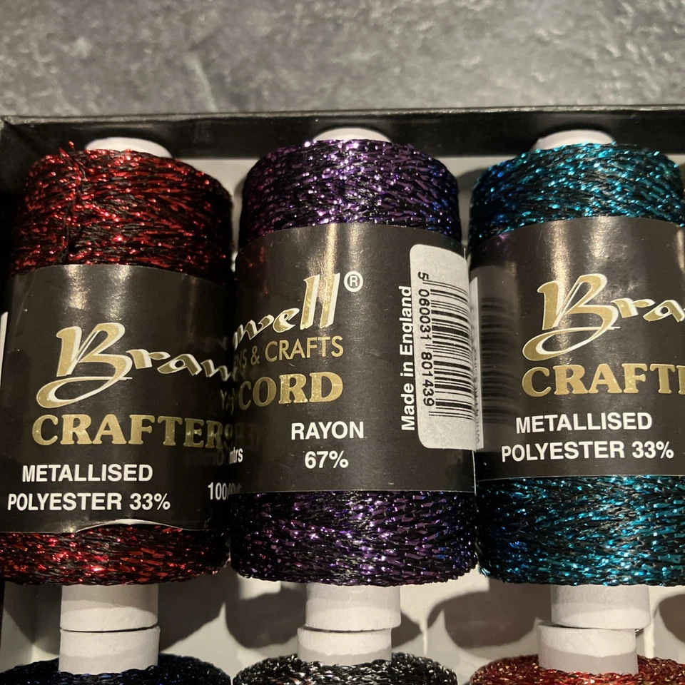 Job lot 10 Mixed Reels Spools Metallic thread. - Image 2 of 4