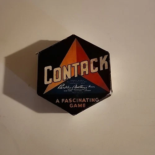 Contack Game 1939 Parker Brothers Board Game - Vintage [No Rules]
