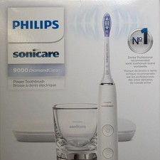 Philips Sonicare 9000 DiamondClean Electric Toothbrush White With Travel Case
