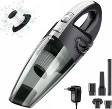 Kabellos Handstaubsauger Auto Staubsauger Nass & Trocken Akku 120W Für Büro Haus