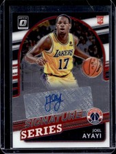 2021-22 Panini Donruss Optic Joel Ayayi Signature Series RC Auto #SS-JAY Wizards