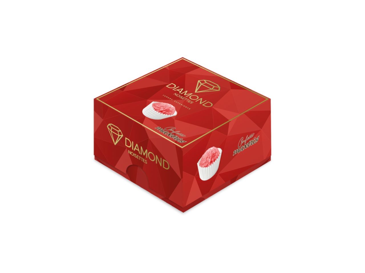 Confetti Maxtris Les Noisettes Diamond Rosso 0,500 gr