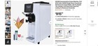 VEVOR Commercial Ice Cream Machine 106 QT H Yield 1000W Single Flavor Counter