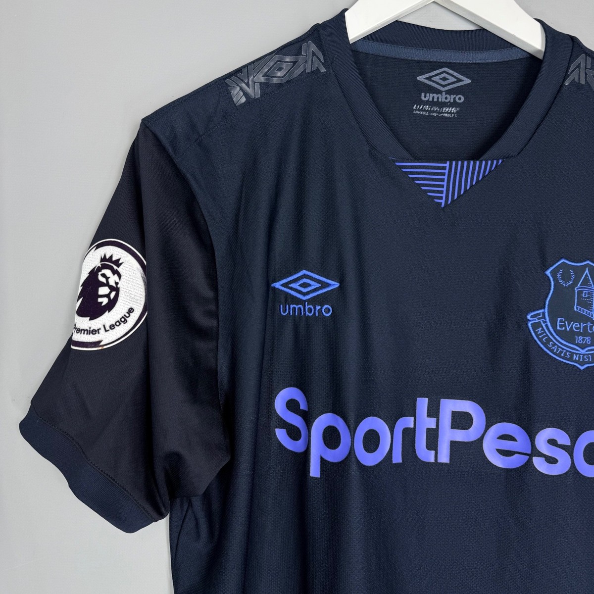 EVERTON 2019 2020 THIRD FOOTBALL SHIRT SOCCER JERSEY UMBRO #7