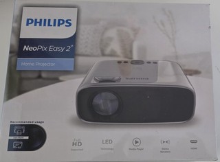 Philips NeoPix Easy 2 LCD Beamer Silber
