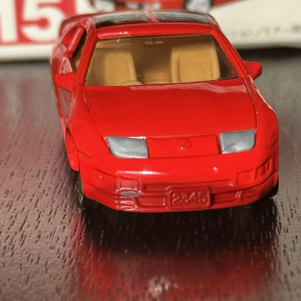 Tomica TOMY #15 Nissan Fairlady Z 300ZX Red 1:59 Scale Die Cast Japan Release - Image 2 of 4