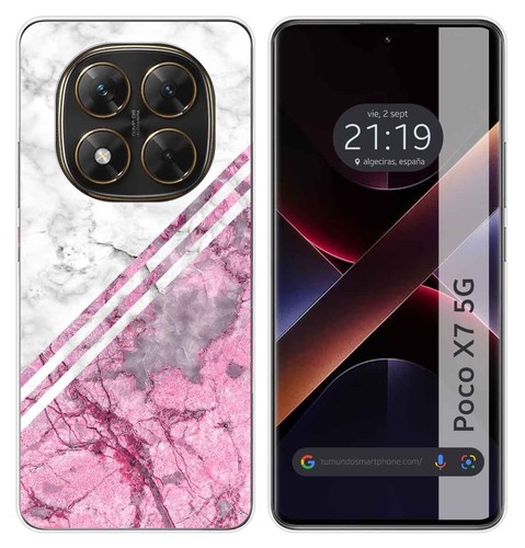 Custodia In Silicone Per Xiaomi POCO C40 Design Marmo 11 Disegni 8434844806245