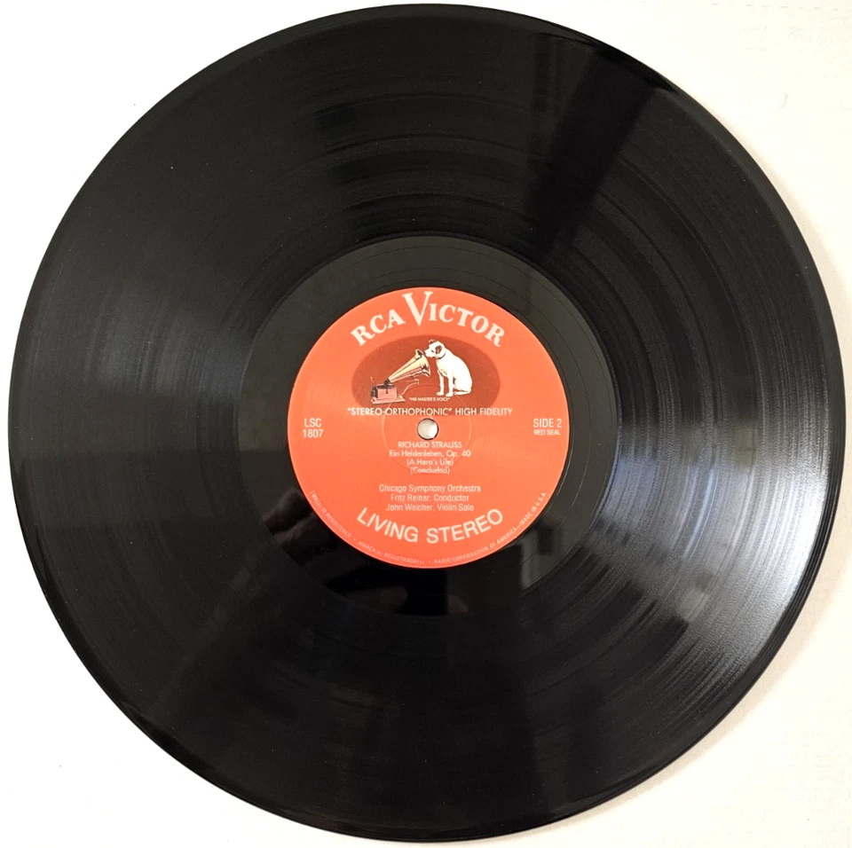 STRAUSS- Ein Heldenleben- REINERr/CHICAGO SYMPHONY- RCA LSC 1807 180 gram - Image 4 of 4