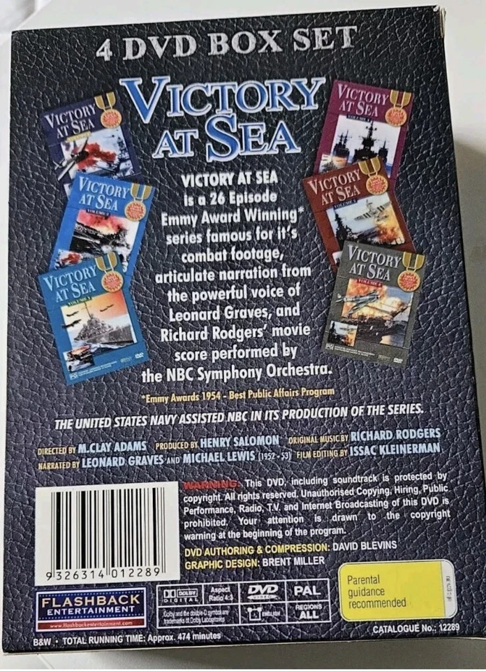 Victory At Sea 4XDVD Box Set LIKE NEW 26 Episodes Fast & Free Local Post! PAL 0 - Image 2 of 4