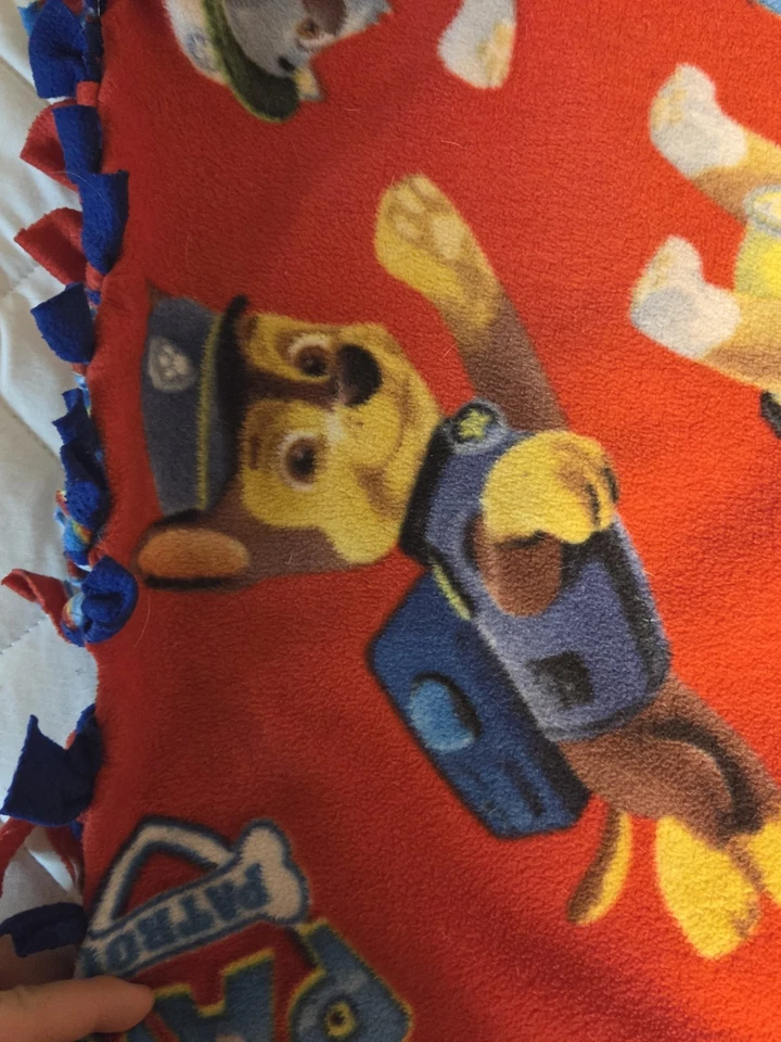 Manta de corbata Red Paw Patrol bebé niño Nickelodeon Foto 4 de 4
