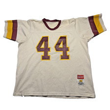 Camiseta de colección de los Washington Redskins para hombre XL blanca NFL MacGregor aparejos tejidos en arena