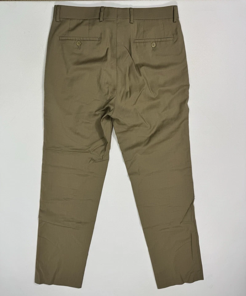 Pantalón Ralph Lauren Total Comfort Lana 32x32 (32x31) Recto Clásico Carrera Ciudad Foto 2 de 4