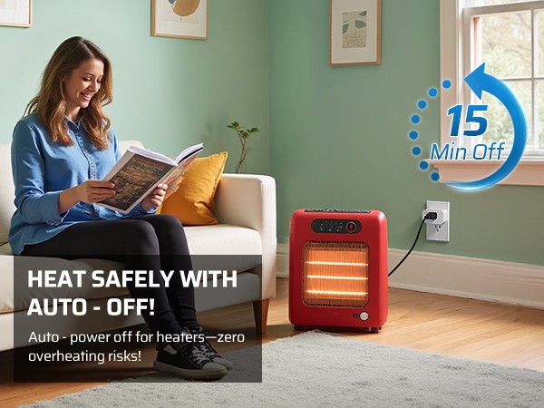 DEWENWILS Remote Control Outlet Plug, 15A 1875W, No Wiring Needed for Indoor