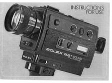 Bolex 581 Sound Macrozoom Instruction Manual Reprint