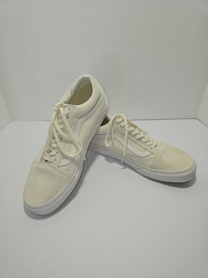 Vans Old Skool Zip Cream Off-White Suede Sneakers Size 9.5 New Without Box