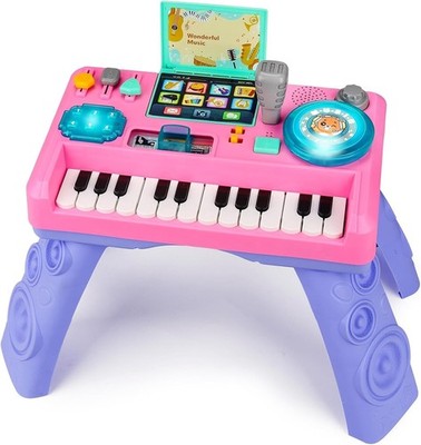 Fisher-Price Laugh and Learn Baby and Toddler Toy Mix and Learn DJ Table Musi