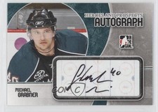 2007-08 ITG Heroes and Prospects Michael Grabner #A-MGR Auto 1y7