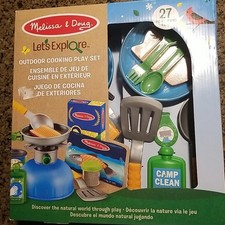 Melissa  Doug Let's Explore Outdoor Cooking Play Set Ages 3  New in box
