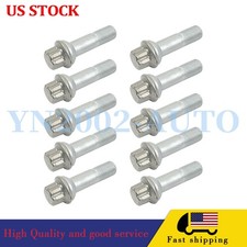 10pcs Wheel Lug Bolts Nuts For Benz ML550 S500 GLK350 S550 CL500 GL450 E63AMG US