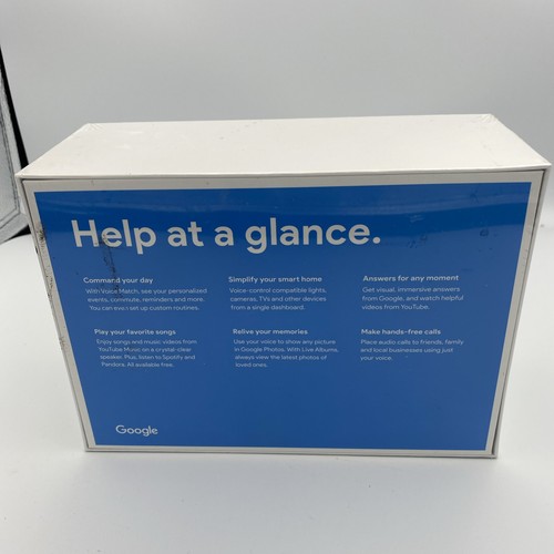 Google Home Hub Nest Hub with Google Assistant (1st Gen) GA00516-US NEW SEALED - Picture 4 of 7