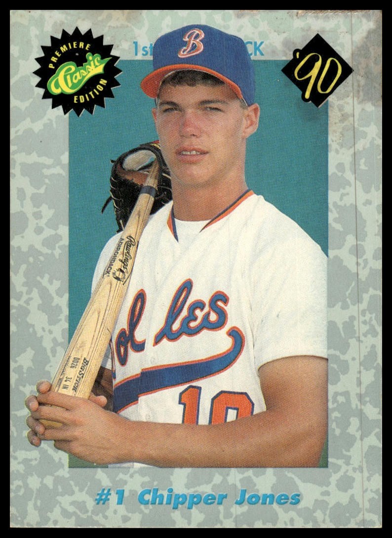1990 Classic Draft Picks #1 Chipper Jones