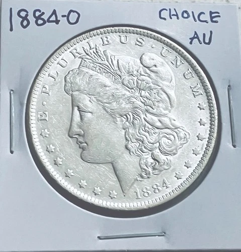 1884 o morgan silver dollar Choice AU MS Details Reasonable Price