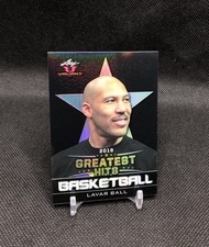 2018 Leaf LAVAR BALL /5 GREATEST HITS BASKETBALL BLACK PRIZM SSP RC GHB-07 (5/5)