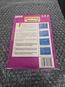 Impossible Mission II Nintendo Entertainment System NES Brand New  *CASE FRESH!*